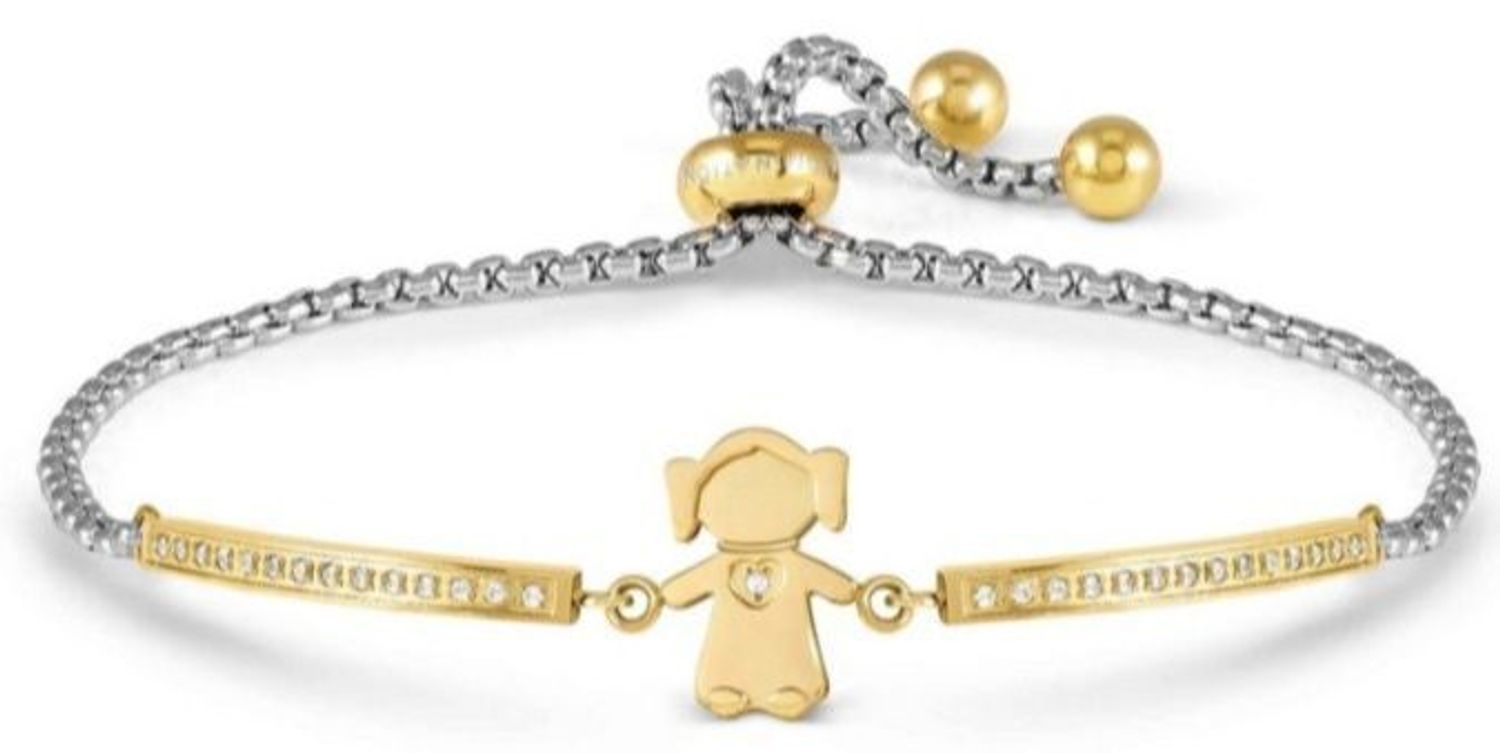 Bransoletka Nomination  z symbolem dziewczynki 028018 026.jpg